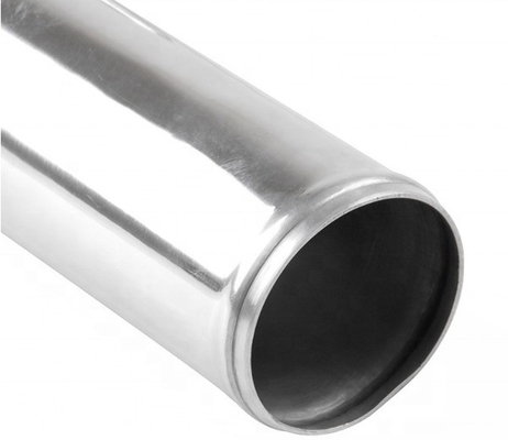 Técnica de procesamiento de reing de extremo pulido y de extremo 90 grados Universal de aluminio curva de codo tubo de escape con conexión de abrazadera