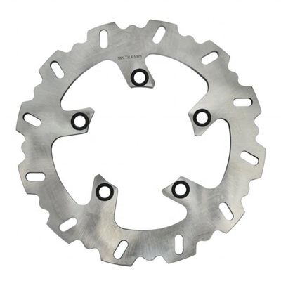Rotor de disco de freno trasero de 245 mm de grosor para motocicleta de carretera Yamaha FZ6 600 FZ6 Fazer 600 hecha de acero inoxidable duradero