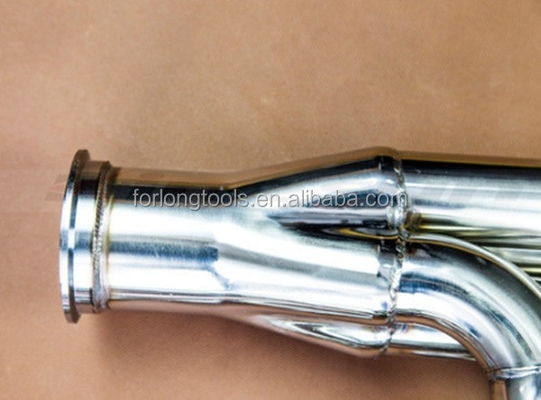 Cabecera de escape de acero inoxidable de carreras pulida Manifold para 97-14 Chevy V8 LS1 LS2 LS3 LS6 LSX tubo de escape de automóviles