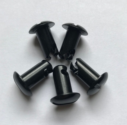 Universal de 0,500&quot; ALUM NEGRO. VUELTA RÁPIDA DZUS sujetadores de cabeza de cúpula botones / puntas para una fácil instalación en cualquier vehículo