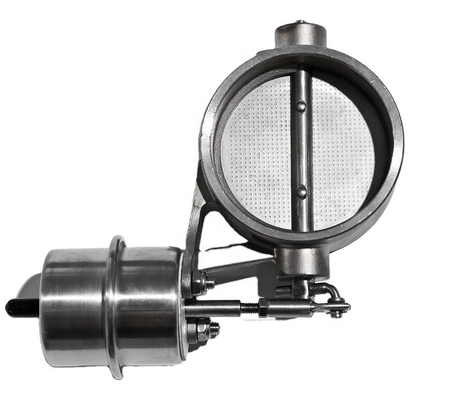 Universal año de acero inoxidable conjunto de válvula de escape con actuador de vacío 2.5 &quot; tubo de apertura y cierre Universal Car Make