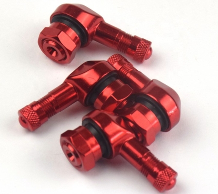 40 mm de longitud Universal de auto de montaje de la motocicleta de neumáticos tapa de válvula con cuerpo de aluminio y núcleo de latón de larga duración
