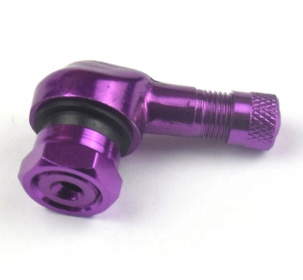 40 mm de longitud Universal de auto de montaje de la motocicleta de neumáticos tapa de válvula con cuerpo de aluminio y núcleo de latón de larga duración