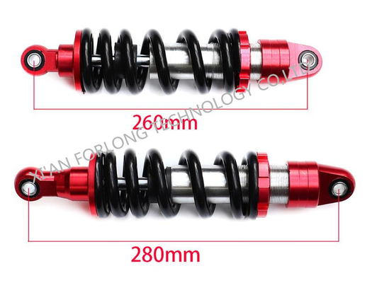 Aluminio de aleación Universal de la motocicleta absorber de choque trasero 260mm distancia del centro adecuado para todos los tipos de jinetes