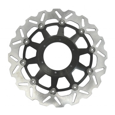 6 agujero de montaje 330MM de acero inoxidable Rotor de disco de freno flotante de motocicleta para Honda CBR929 RR CBR954 RR y rendimiento