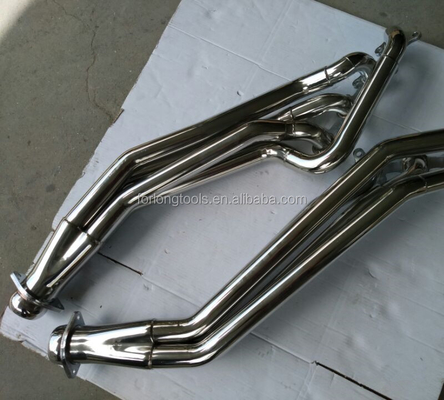 Modelo de coche universal para Ford MUSTANG 5.0L V8 de acero inoxidable de escape MANIFOLD cabeza de tubo largo para mejorar el flujo de escape