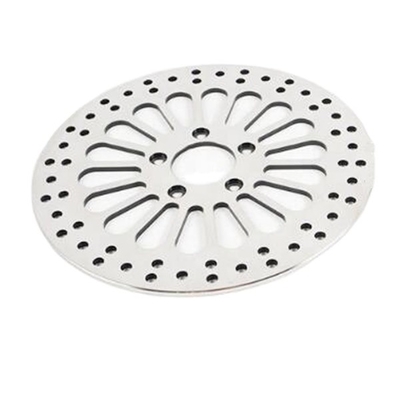 OD 299mm 11.8 pulgadas traseros rotores de freno pulido para Harley derecha izquierda agujero de montaje 5 2.30kg posición delantera trasera