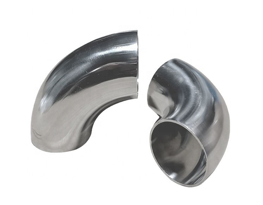 1.5mm espesor 304 acero inoxidable 90 grados de flexión Codo Conexión de tubería de escape soldadura redonda 3 INCH / 76MM resistente a la corrosión
