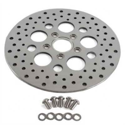 Rotor de disco delantero de freno de acero inoxidable para Harley Davidson y diseño duradero