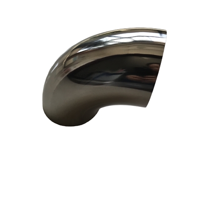1.5mm espesor 304 acero inoxidable 90 grados de flexión Codo Conexión de tubería de escape soldadura redonda 3 INCH / 76MM resistente a la corrosión
