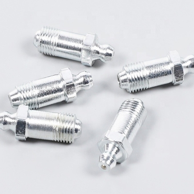 ODM soportado conexión femenina de acero largo grasa pezón M6-M10 para necesidades de lubricación personalizadas en excavadoras y camiones