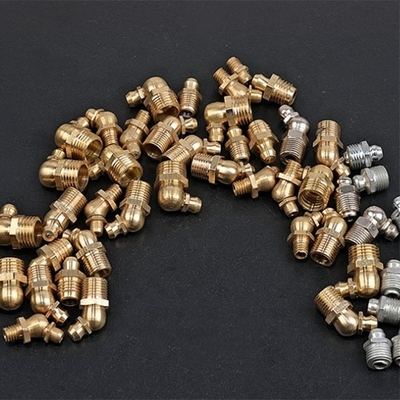 Cobre resistente a altas temperaturas M8 M10 M6 5/16-24 1/4-19 1/4-28 Grasa Zerk Punto de ajuste para aplicaciones industriales