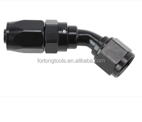 Performance Universal Car Fitment Aluminio AN4 AN6 AN8 AN10 Accesorios giratorios con conexiones en ángulo de 45 grados