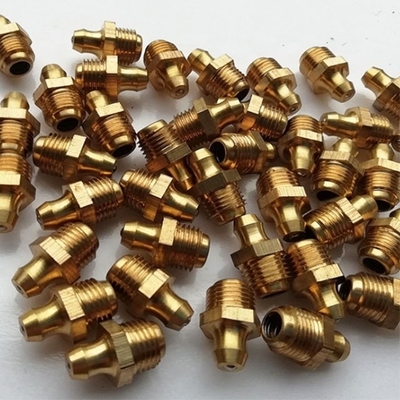Cobre resistente a altas temperaturas M8 M10 M6 5/16-24 1/4-19 1/4-28 Grasa Zerk Punto de ajuste para aplicaciones industriales