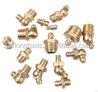 1/4&quot;-19 BSP Grasa de pezón de la tapa de acero inoxidable ajuste recto 90 grados para el equipo de transporte soporte personalizado OEM