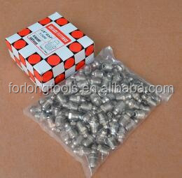 1/4&quot;-19 BSP Grasa de pezón de la tapa de acero inoxidable ajuste recto 90 grados para el equipo de transporte soporte personalizado OEM
