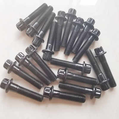 Bolsas de acero de borde dividido universal M7 x 32 mm para ruedas BBS de alta resistencia cromada