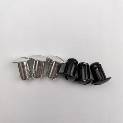 Botones universales de aluminio Dzus Dome Head- Negro 7/16 &quot;x.500&quot; para soluciones y servicios personalizados