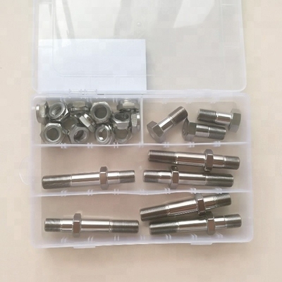 6AL-4V aleación de titanio GR5 Kit de tornillo de acabado para carreras de autos de Sprint