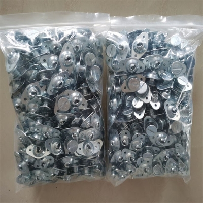 Fijación DZUS hecha a medida 7/16 Cabeza de ranura de acero autoejectable.500 agarre con placas traseras de resorte para reemplazo / reparación