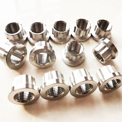 Noces universales 1/2-20 hilo 12 punto 9/16 tamaño de enchufe Titanio GR5 6AL-4V año propósito universal para reemplazar / reparar 6AL-4V