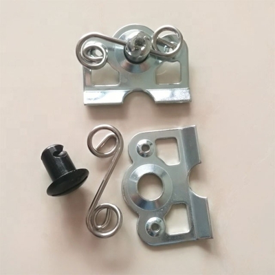 7/16&quot; de aluminio Botones negros Cuarta vuelta Dzus con 1-3/8&quot; de primavera placa de respaldo de aluminio Universal año para reemplazar / reparar