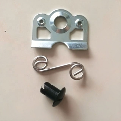 7/16&quot; de aluminio Botones negros Cuarta vuelta Dzus con 1-3/8&quot; de primavera placa de respaldo de aluminio Universal año para reemplazar / reparar