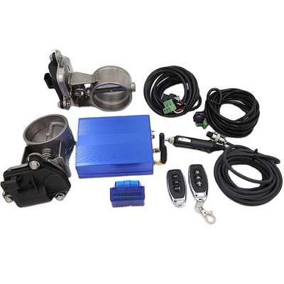 Sistema eléctrico y de control remoto 2.36&quot; Kit de válvula de control de corte de escape eléctrico universal para mejorar el flujo de escape