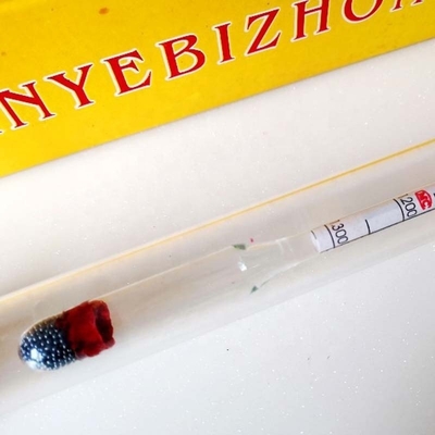 Negro y rojo 330mm/13&quot; tubo de goma de vidrio longitud de la batería de automóvil hidrómetro para la detección rápida de ácido del agua electrolito