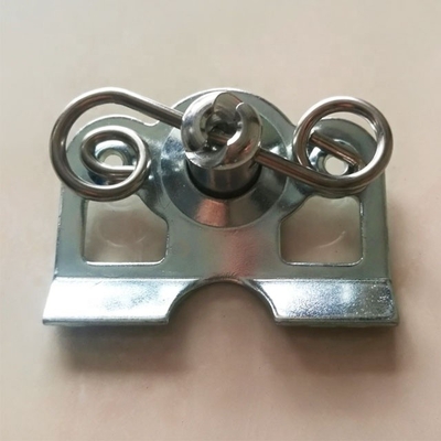 Acero de plata universal Dzus 7/16 con acero 1-3/8 &quot;placa de apoyo de resorte para aplicaciones de grado profesional