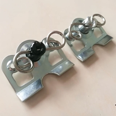 Acero de plata universal Dzus 7/16 con acero 1-3/8 &quot;placa de apoyo de resorte para aplicaciones de grado profesional