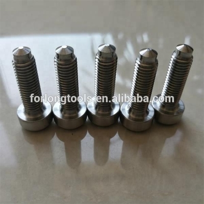 DIN estándar M7 x 24mm 6AL-4V Titanio cerrojo de aleación para BBS ruedas de aro dividido mejor material de rendimiento