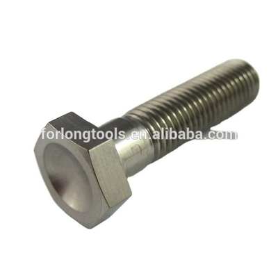 Sprint Car 5/16&quot;-24 x 1-1/2&quot; UNF Titanio Hex cabeza perno estándar DIN hecho de aleación de titanio 6AL-4V con acabado natural