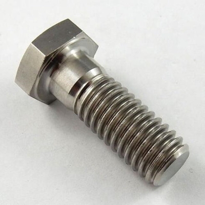 Sprint Car 5/16&quot;-24 x 1-1/2&quot; UNF Titanio Hex cabeza perno estándar DIN hecho de aleación de titanio 6AL-4V con acabado natural