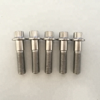 1.25 Nueces M8 con brido en titanio de grado 6AL4V para aplicaciones mecánicas estándar DIN