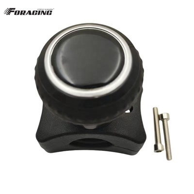 El volante del coche de ajuste universal negro Booster Spinner Knob 360 grados de agarre de la bola girando control manual para una operación sin problemas
