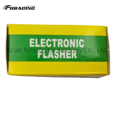 Receptor eléctrico de flash de 12 V para luces LED de 3 pines de cable de tierra de plástico