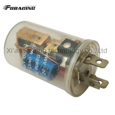 Receptor eléctrico de flash de 12 V para luces LED de 3 pines de cable de tierra de plástico