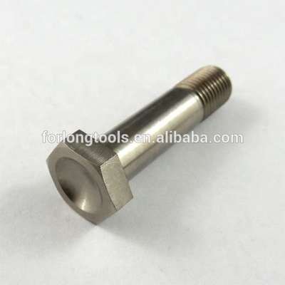 6AL-4V aleación de titanio acabado natural titanio 3/8-24 x 1-1/2&quot; UNF HEX HEAD BOLT Corto hilo Sprint Bolt DIN estándar