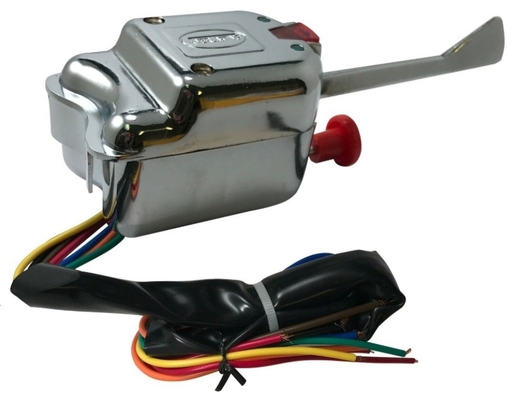 NO. de origen estándar. Interruptor de señal de giro universal con abrazaderas de trabajo pesado y compatibilidad 12V