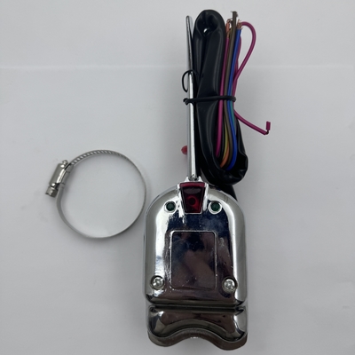 No. de origen estándar. Interruptor de señal de giro de cromo con flasher para Vintage Hot Rod Rat Rod Año universal