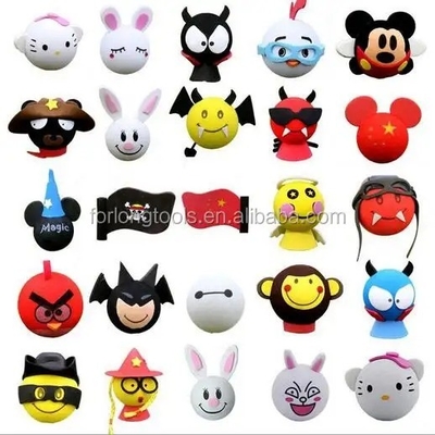 Accesorios para automóviles universales de antena de pelota en espuma EVA multicolor con material de juego suave