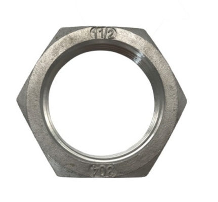 Estándar GB 5/8-18 Titanio Hex Jam Nuts para Heim Joint Rod Fin delgada Hexagón Hexagón Natural Finish Inch Imperial Titanio