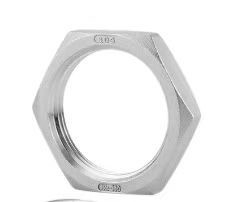 Estándar GB 5/8-18 Titanio Hex Jam Nuts para Heim Joint Rod Fin delgada Hexagón Hexagón Natural Finish Inch Imperial Titanio