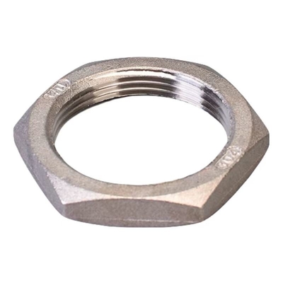 Estándar GB 5/8-18 Titanio Hex Jam Nuts para Heim Joint Rod Fin delgada Hexagón Hexagón Natural Finish Inch Imperial Titanio