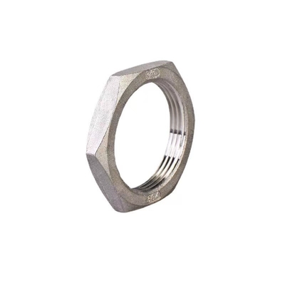 Estándar GB 5/8-18 Titanio Hex Jam Nuts para Heim Joint Rod Fin delgada Hexagón Hexagón Natural Finish Inch Imperial Titanio