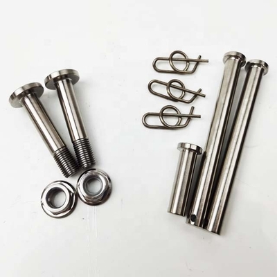 Universal Jacobs Escalera Titanio Cerrojo de Nylon Insert Nut o Titanio Pin Set para el coche Sprint Reemplazar / Reparar Universal Car Fitment