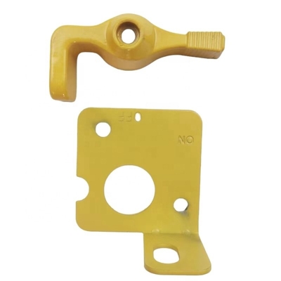 Actualice el interruptor de aire acondicionado de su automóvil con este kit de palanca de bloqueo de interruptor de batería en amarillo rojo y plateado para garantizar la seguridad