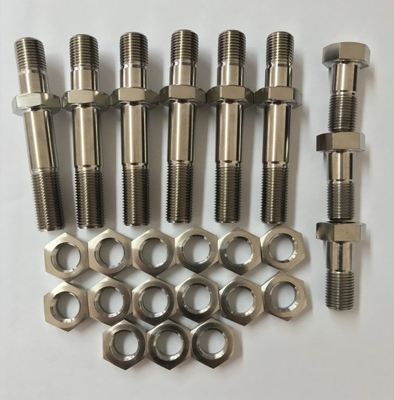 Año Universal N/M Titanio Sprintcar Una tuerca Radius Rod Bolt Kit para Profesionales del Deporte Automovilístico Natural Universal