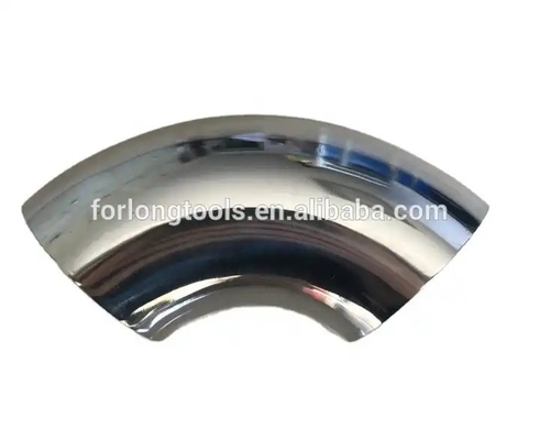 Soporte OEM personalizado 304 de acero inoxidable de grado 90 de soldadura conector de codo curvado para aplicaciones industriales